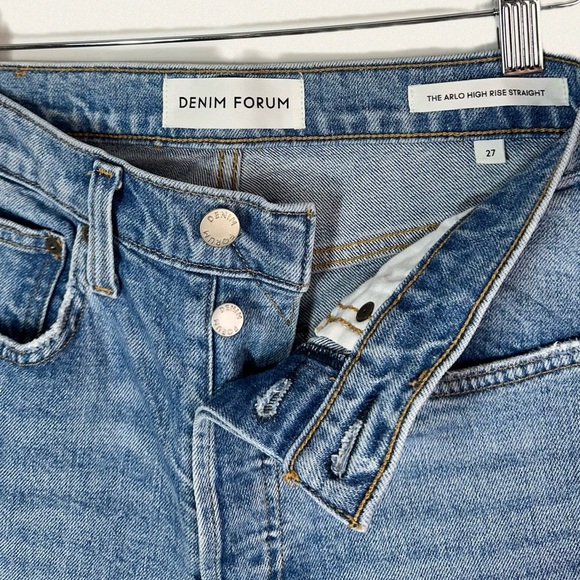 Denim Forum The Arlo High Rise Straight - Picture 11 of 11